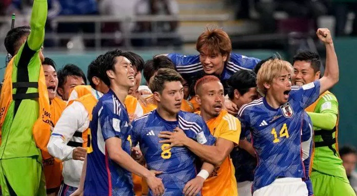 Chiến thắng gây chấn động của Nhật Bản với đội tuyển Đức tại FIFA World Cup 2022 (Ảnh: Internet).