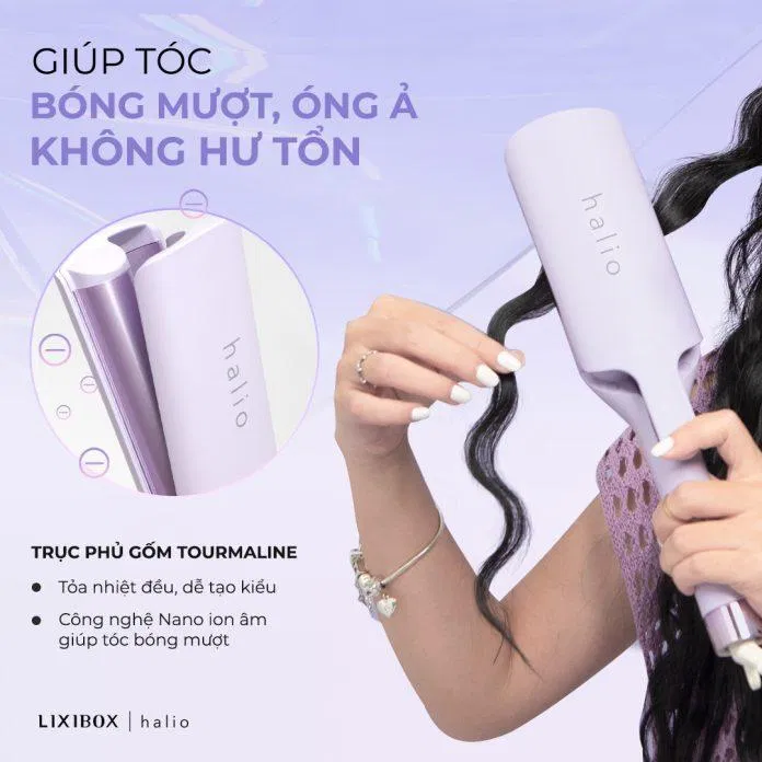 Trục gốm xịn xò giúp lọn xoăn thêm óng ả (Nguồn: Internet) Trục gốm xịn xò giúp lọn xoăn thêm óng ả (Nguồn: Internet)