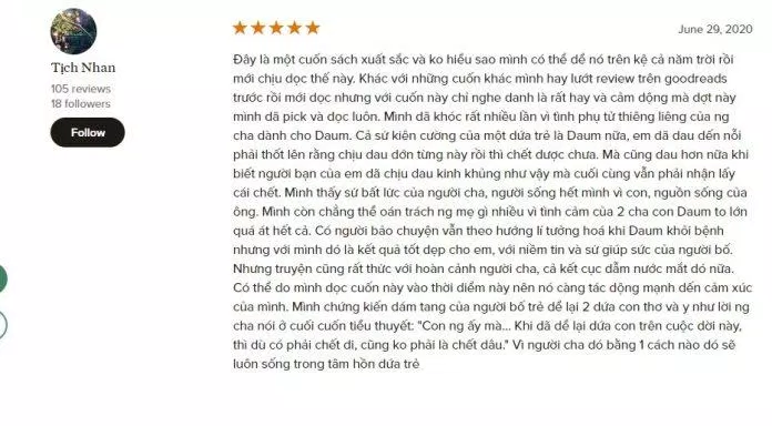 Đánh giá của bạn đọc tại Goodreads (Nguồn: BlogAnChoi)