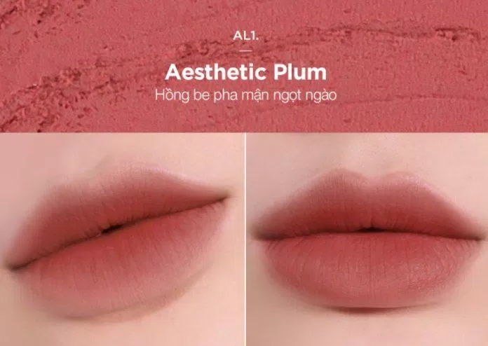 Sắc son thực tế là màu hồng nude xinh xắn Sắc son thực tế là màu hồng nude xinh xắn