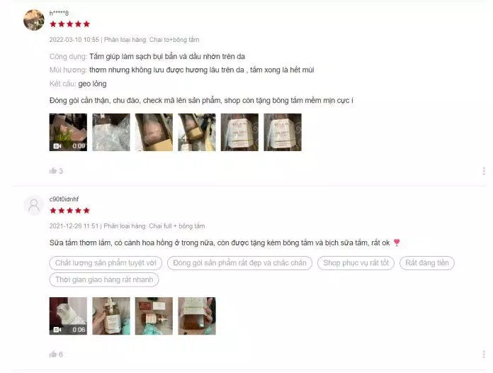 Đánh giá của người dùng (BlogAnChoi)