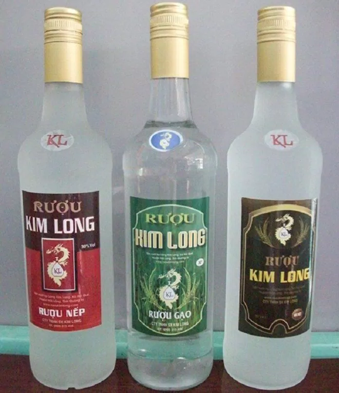 Rượu Kim Long - một trong "tứ đại danh tửu" của Việt Nam (Nguồn: Internet)