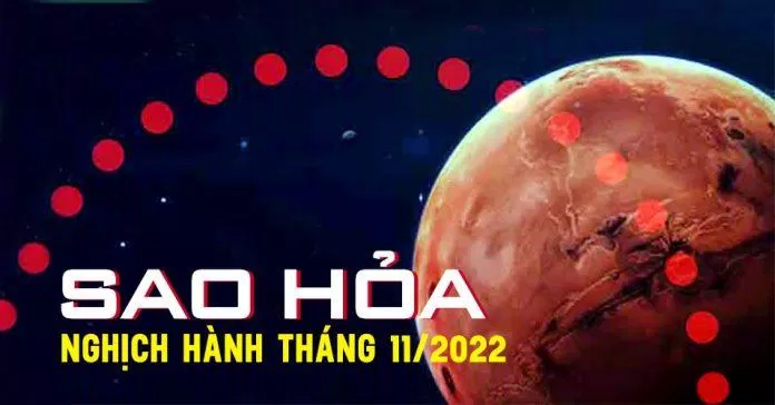 sao Hỏa nghịch hành từ ngày 30 tháng 10 đến ngày 12 tháng 1 năm 2023. sao Hỏa nghịch hành từ ngày 30 tháng 10 đến ngày 12 tháng 1 năm 2023.