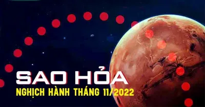sao Hỏa nghịch hành từ ngày 30 tháng 10 đến ngày 12 tháng 1 năm 2023. sao Hỏa nghịch hành từ ngày 30 tháng 10 đến ngày 12 tháng 1 năm 2023.