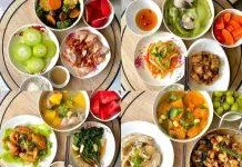 thực đơn bữa trưa sinh viên trong một tuần phần hai
