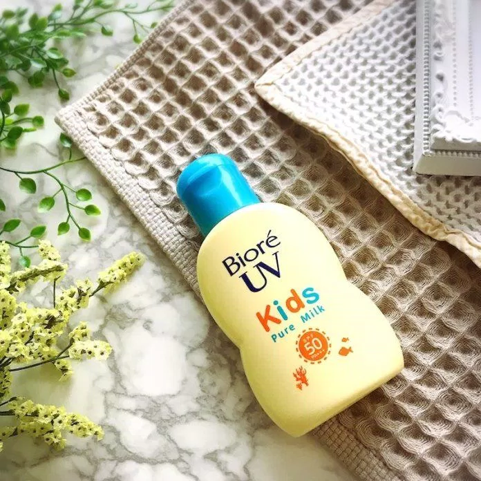 Sữa chống nắng dịu nhẹ cho trẻ em Biore Kids Pure Milk SPF50+/PA+++