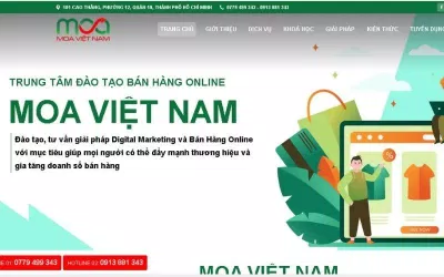 Học viện MOA là website chuyên dành cho dân marketing (Ảnh: Internet)