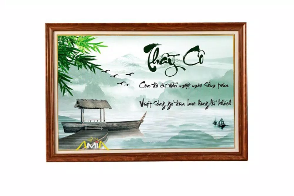 Mẫu tranh tặng thầy cô (Ảnh: Internet) Mẫu tranh tặng thầy cô (Ảnh: Internet)