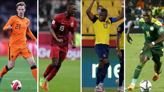 Qatar sẽ phải tranh tấm vé đi tiếp tại World Cup 2022 với Senegal và Ecuador (Ảnh: Internet)