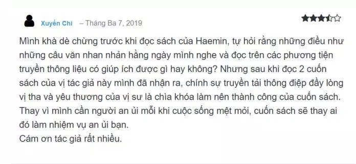 Cảm nhận của bạn Xuyến Chi (Ảnh - BlogAnChoi). Cảm nhận của bạn Xuyến Chi (Ảnh - BlogAnChoi).