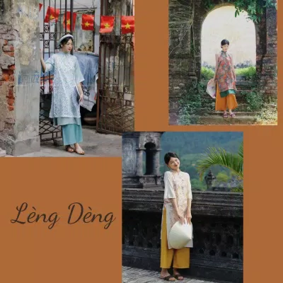 Một vài mẫu áo dài nổi bật của nhà Lèng Một vài mẫu áo dài nổi bật của nhà Lèng