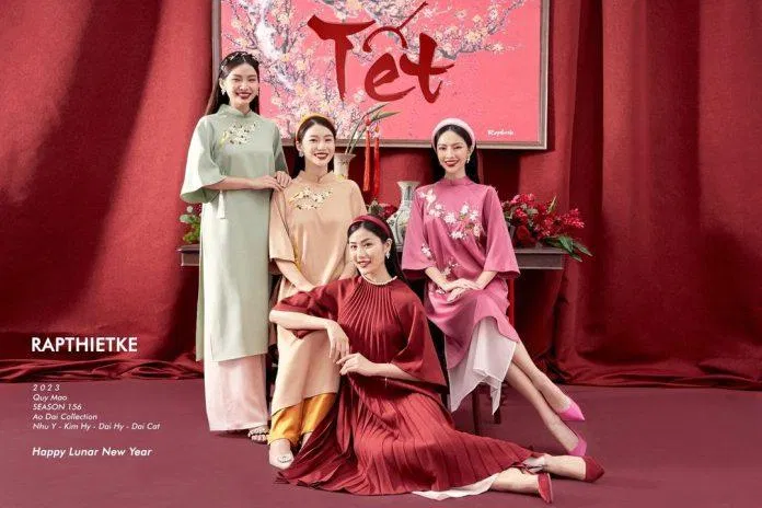 BST áo dài dành riêng cho tết 2023 BST áo dài dành riêng cho tết 2023