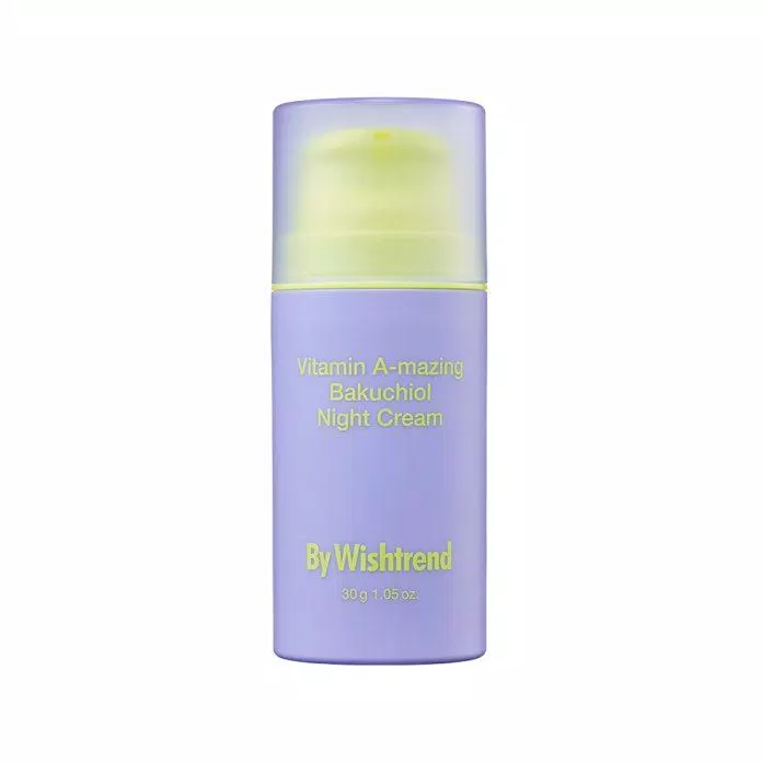 Kem dưỡng da ban đêm By Wishtrend Vitamin A-mazing Bakuchiol Night Cream