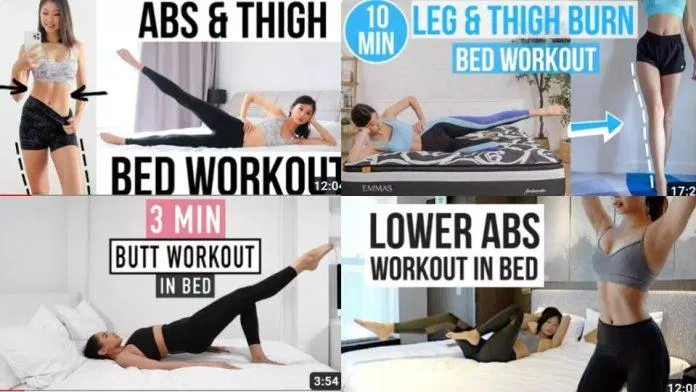 Các bài tập riêng cho từng bộ phận cơ thể. (Ảnh: YouTube Emi Wong và Dayana Wang) Các bài tập riêng cho từng bộ phận cơ thể. (Ảnh: YouTube Emi Wong và Dayana Wang)