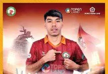Fanpage CLB Topenland Bình Định thông báo chính thức chiêu mộ cầu thủ Cao Văn Triền