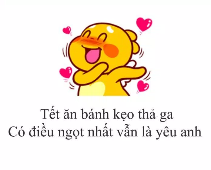Thả thính Tết cực dính. (Ảnh: Internet) Thả thính Tết cực dính. (Ảnh: Internet)