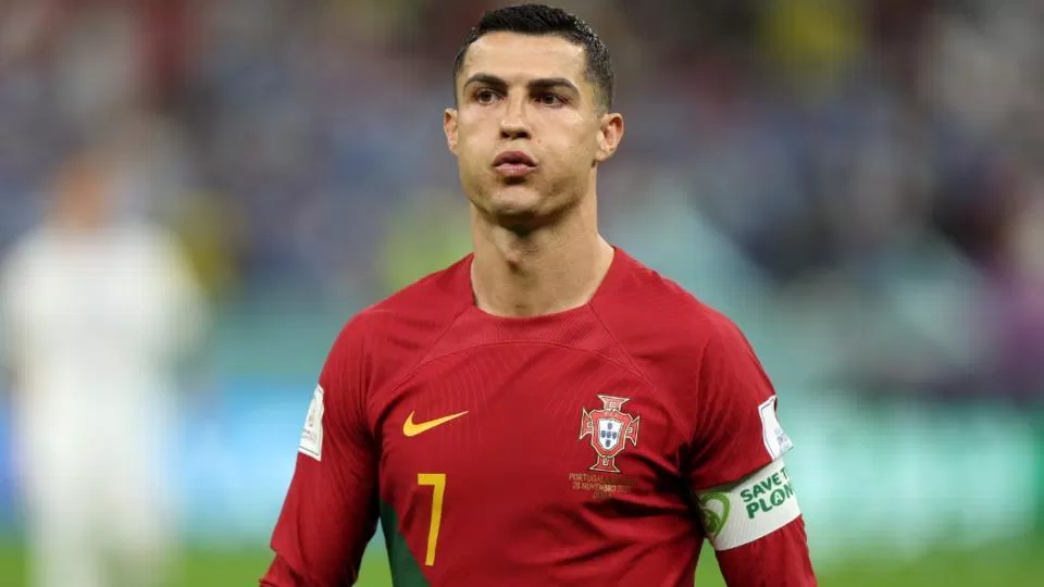 Ronaldo xếp cuối cùng với thành tích khoảng cách 35m và đạt vận tốc 114 km/h (Ảnh: Internet)