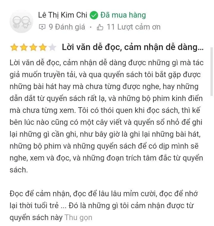 Đánh giá của người đọc (Ảnh:BlogAnChoi) Đánh giá của người đọc (Ảnh:BlogAnChoi)