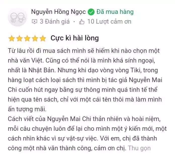 Đánh giá của người đọc (Ảnh:BlogAnChoi) Đánh giá của người đọc (Ảnh:BlogAnChoi)