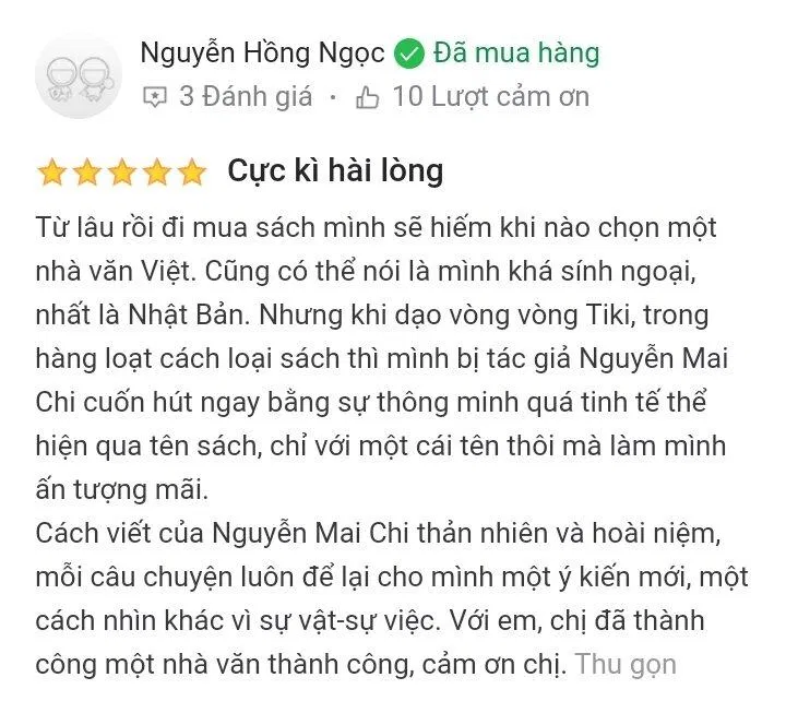 Đánh giá của người đọc (Ảnh:BlogAnChoi) Đánh giá của người đọc (Ảnh:BlogAnChoi)
