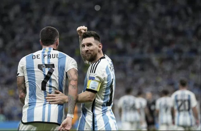 De Paul sẽ là cầu thủ làm mọi cách để Messi và Argentina giành được chiến thắng tại World Cup 2022 (Ảnh: Internet)