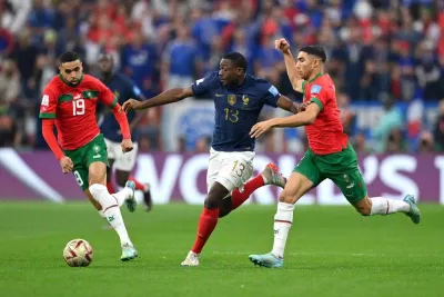 Fofana vẫn chưa cho thấy được sự xuất sắc của mình trong trận đấu với Maroc đêm qua (Ảnh: Internet)