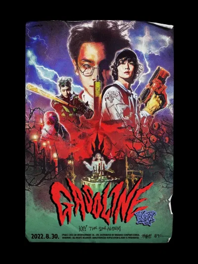 Album "Gasoline" của Key (SHINee) (Ảnh: Internet).