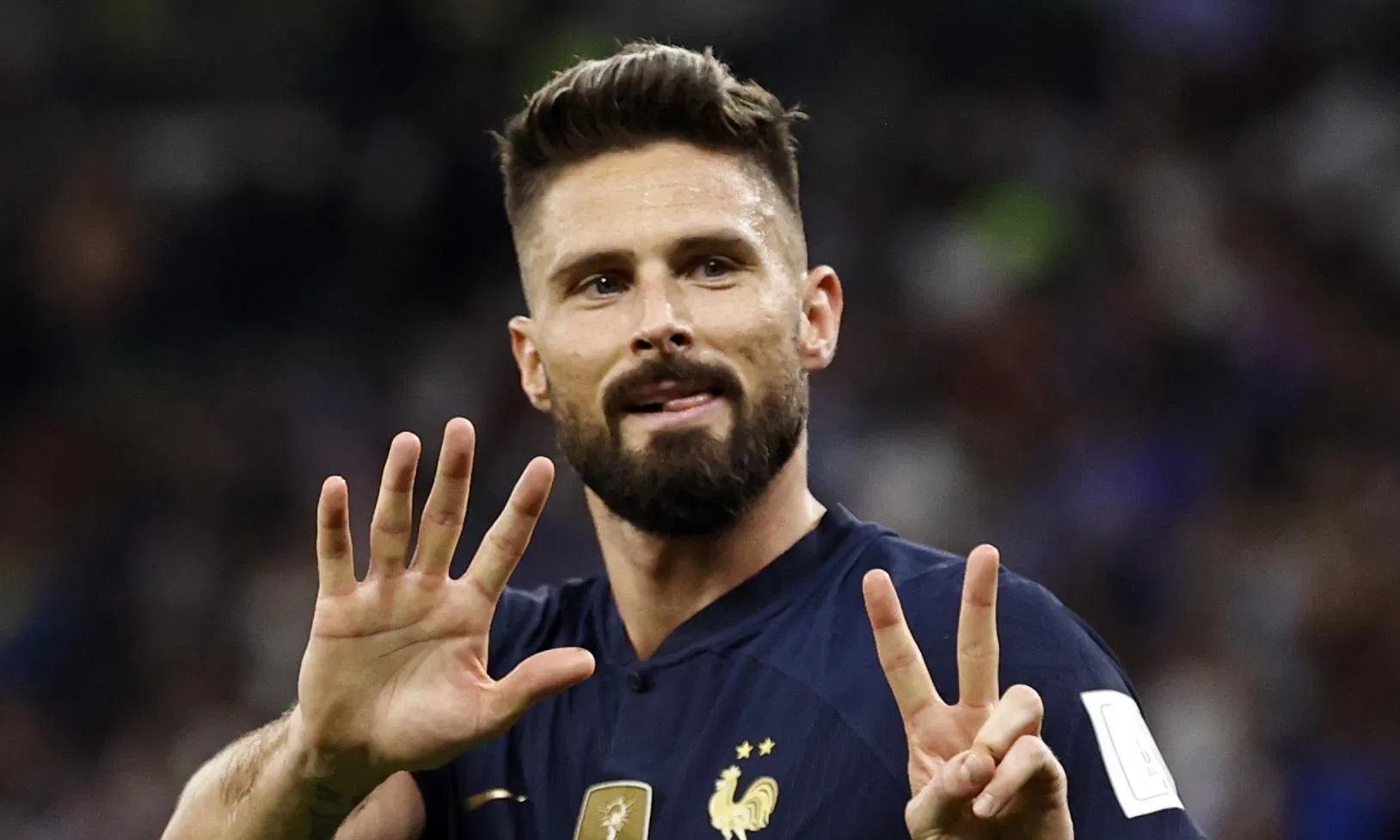 Olivier Giroud có bàn thắng thứ 52 cho tuyển Pháp, qua đó trở thành cây săn bàn số 1 của tuyển quốc gia Pháp (Ảnh: Internet) Olivier Giroud có bàn thắng thứ 52 cho tuyển Pháp, qua đó trở thành cây săn bàn số 1 của tuyển quốc gia Pháp (Ảnh: Internet)