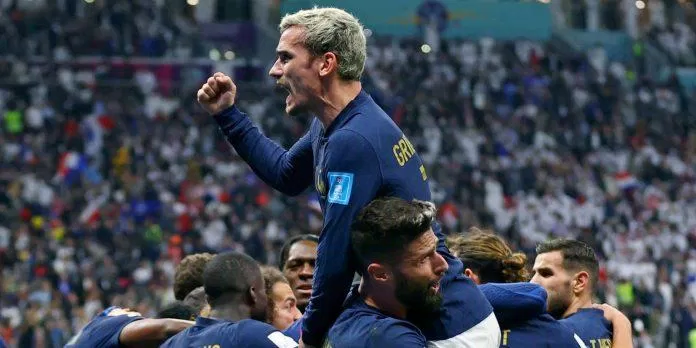 Dù không ghi bàn nhưng Griezmann là biểu tượng chiến thắng của Pháp tại World Cup 2022 (Ảnh: Internet) Dù không ghi bàn nhưng Griezmann là biểu tượng chiến thắng của Pháp tại World Cup 2022 (Ảnh: Internet)