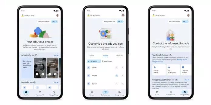 “Trung tâm quảng cáo của tôi” trong Android (Ảnh: Internet) “Trung tâm quảng cáo của tôi” trong Android (Ảnh: Internet)