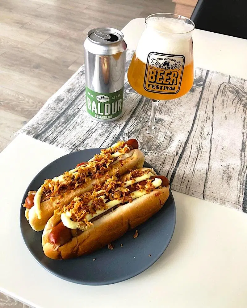 Món hot dog Iceland (Ảnh: Internet).