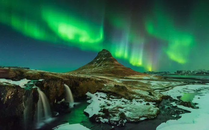 Cực quang ở Iceland (Ảnh: Internet). Cực quang ở Iceland (Ảnh: Internet).