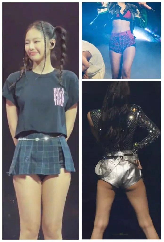 Trang phục trình diễn của Jennie ngày càng ngắn. (Ảnh: Internet)