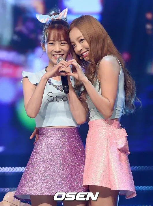 Seungyeon và Goo Hara. (Ảnh: Internet)