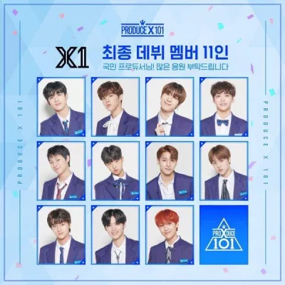X1 là nhóm nhạc nam gồm 11 thành viên đến từ chương trình sống còn của Mnet “Produce X 101“ (Nguồn: Internet) X1 là nhóm nhạc nam gồm 11 thành viên đến từ chương trình sống còn của Mnet “Produce X 101“ (Nguồn: Internet)