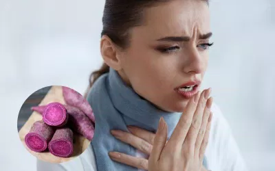 Khoai lang tím có tác dụng giảm các triệu chứng hen suyễn (Ảnh: Internet) Khoai lang tím có tác dụng giảm các triệu chứng hen suyễn (Ảnh: Internet)