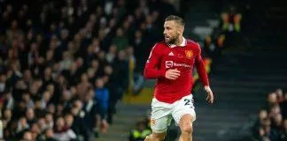 Luke Shaw trong màu áo Manchester United