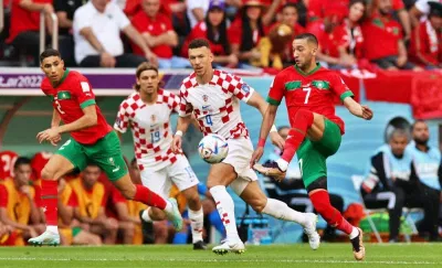 Maroc với lối chơi tốc độ đã gây khó cho các cầu thủ lớn tuổi của Croatia (Ảnh: Internet) Maroc với lối chơi tốc độ đã gây khó cho các cầu thủ lớn tuổi của Croatia (Ảnh: Internet)