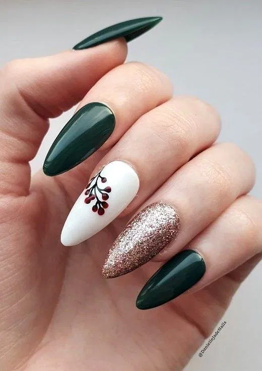 Bộ nail cho cô nàng thích sự đơn giản (Ảnh: Internet). Bộ nail cho cô nàng thích sự đơn giản (Ảnh: Internet).