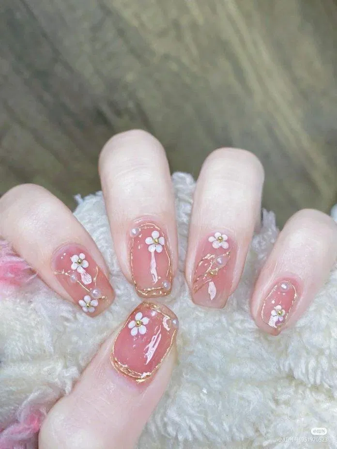 Mẫu nail Tết 2023 hot trend nhất. (Ảnh: Internet)