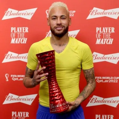 Màn trình diễn xuất sắc của Neymar giúp anh được vinh danh là cầu thủ hay nhất trận đấu giữa Brazil và Hàn Quốc (Ảnh: Internet) Màn trình diễn xuất sắc của Neymar giúp anh được vinh danh là cầu thủ hay nhất trận đấu giữa Brazil và Hàn Quốc (Ảnh: Internet)