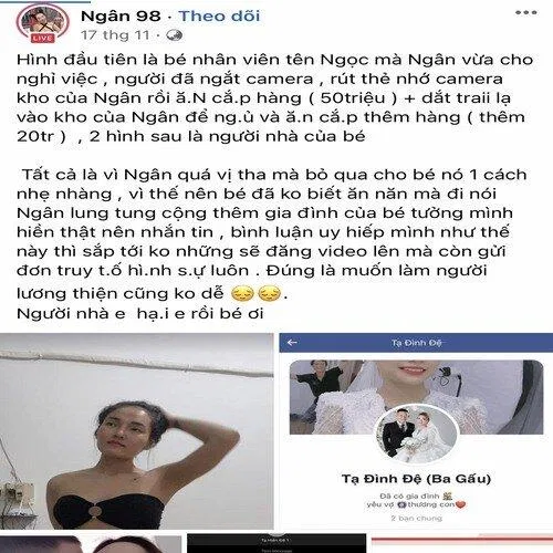 Ngân 98 bốc phốt (nguồn:Ngân 98)
