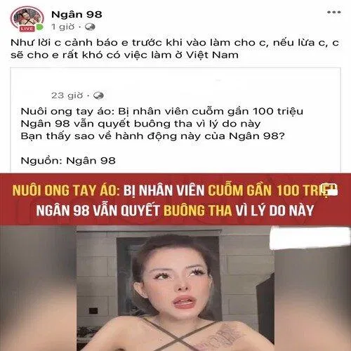 Ngân 98 cảnh cáo (nguồn:Ngân98)