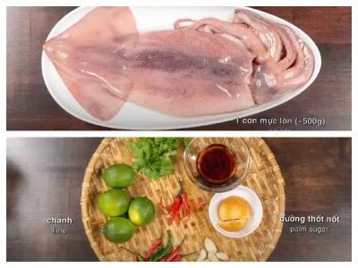 Nguyên liệu làm mực hấp kiểu thái.jpg