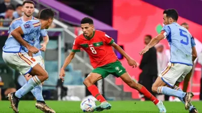 Ounahi là một bất ngờ lớn nhất ở tuyến giữa của Maroc tại World Cup 2022 (Ảnh: Internet) Ounahi là một bất ngờ lớn nhất ở tuyến giữa của Maroc tại World Cup 2022 (Ảnh: Internet)