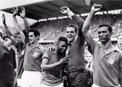 Khi nhắc về World Cup 1958, người ta sẽ nói về màn trình diễn đỉnh cao của Pele ở tuổi 17 (Ảnh: Internet)