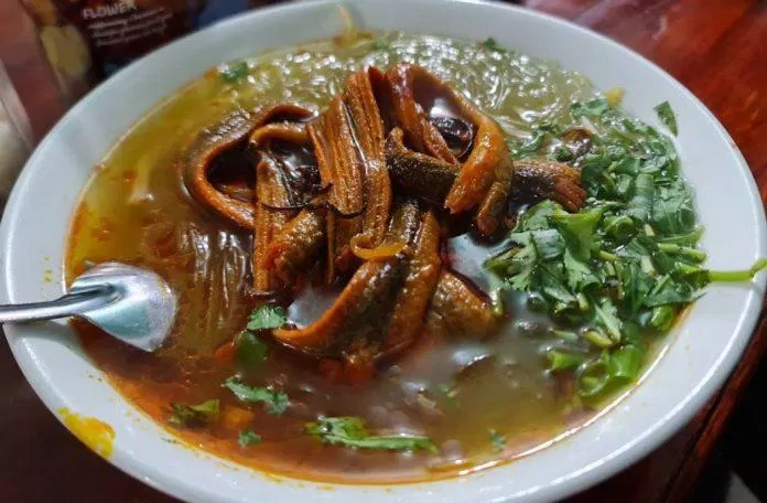 Món súp lươn của quán. (Ảnh: Internet)