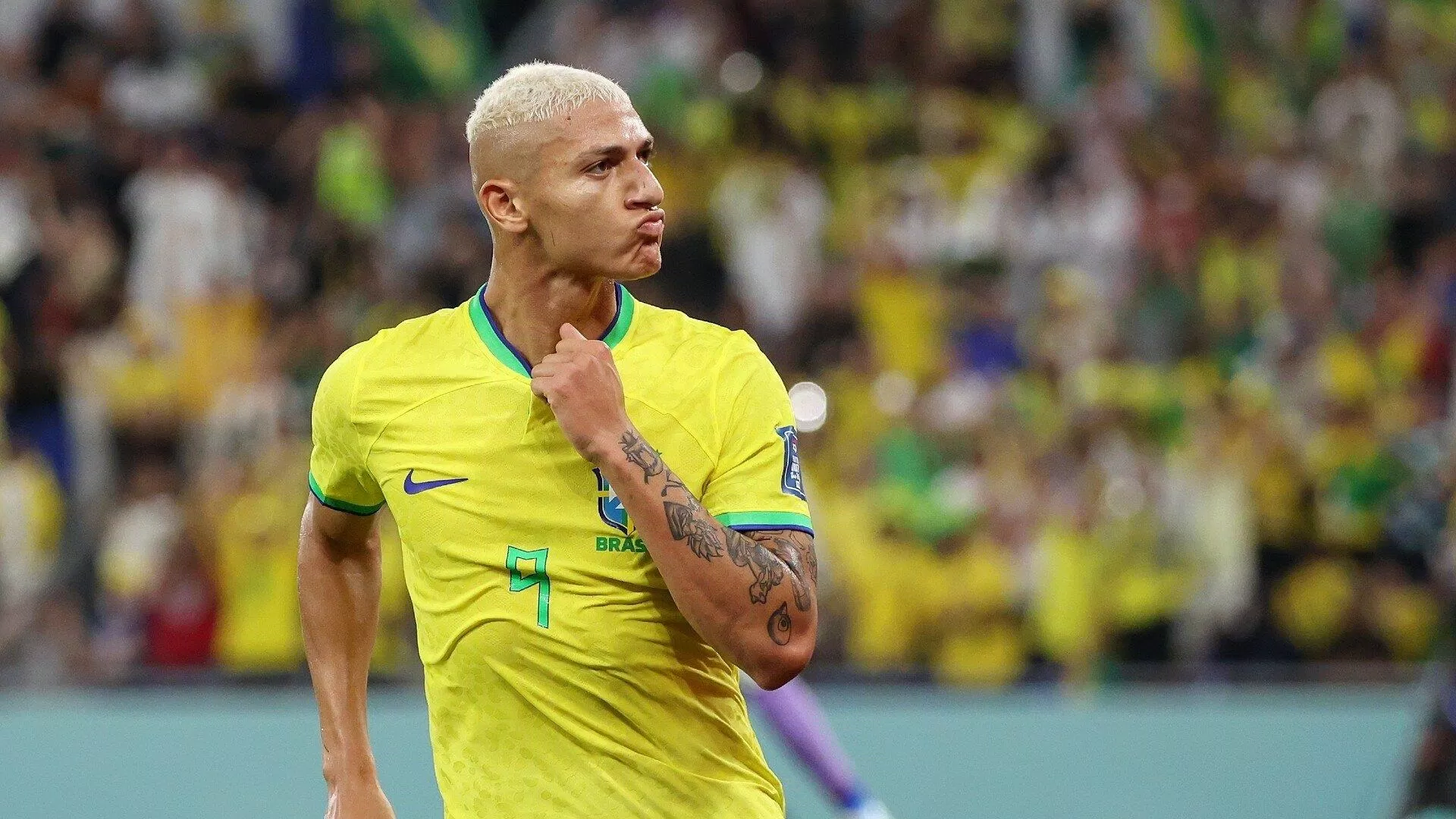 Richarlison tiếp tục là cầu thủ chơi đầy cảm hứng bên phía Brazil ở vòng 1/8 World Cup 2022 (Ảnh: Internet)