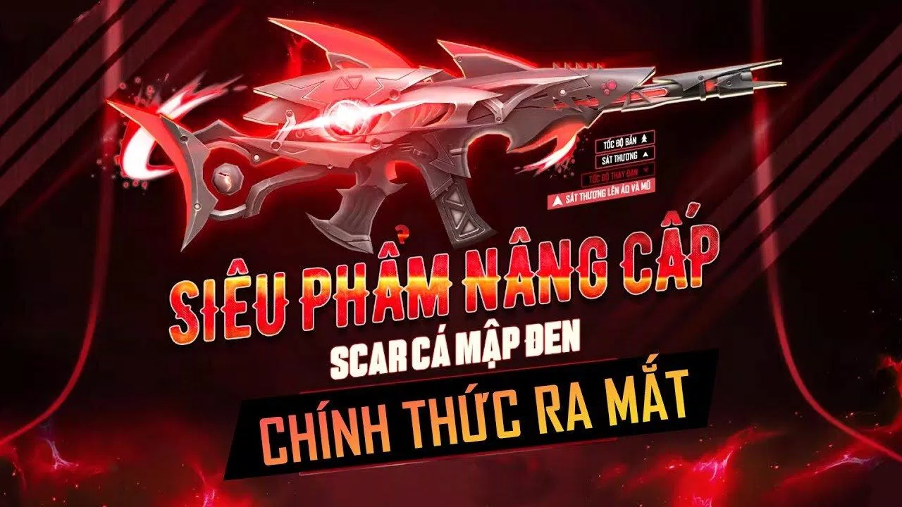 Scar chính là khẩu súng trường được yêu thích nhất Free Fire (Ảnh: Internet)