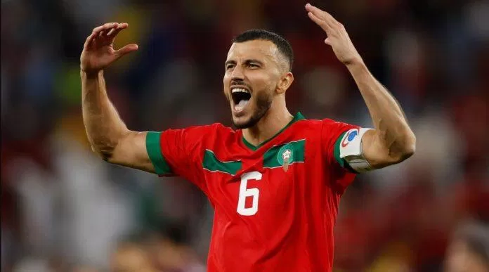Saiss là cầu thủ kiên cường nhất của Maroc tại vòng chung kết World Cup lần thứ 22 trong lịch sử (Ảnh: Internet)
